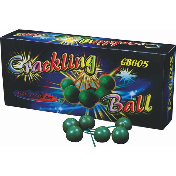 Crackling ball
